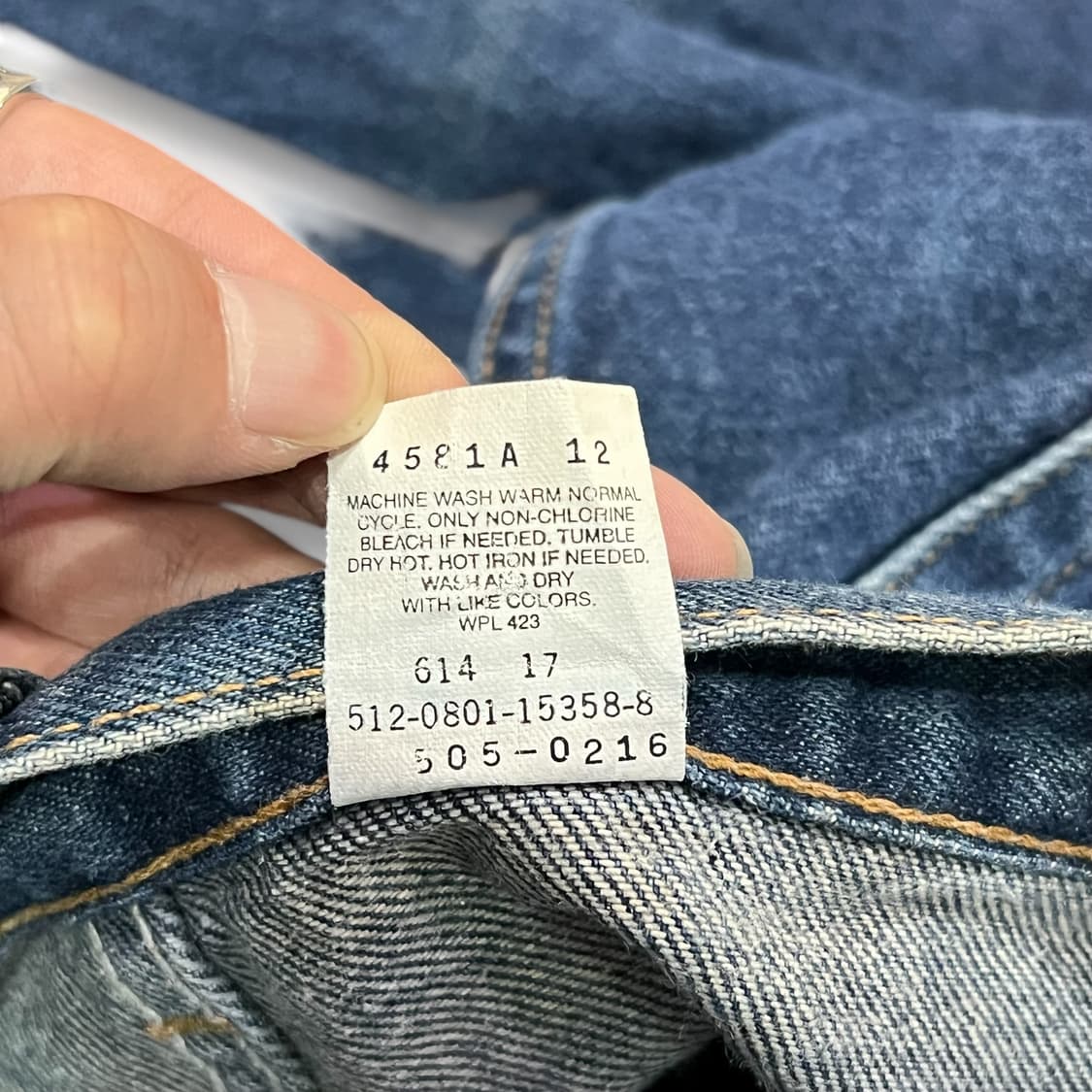  USA 리바이스 505 블랭크탭 데님팬츠 y13599 상품이미지9