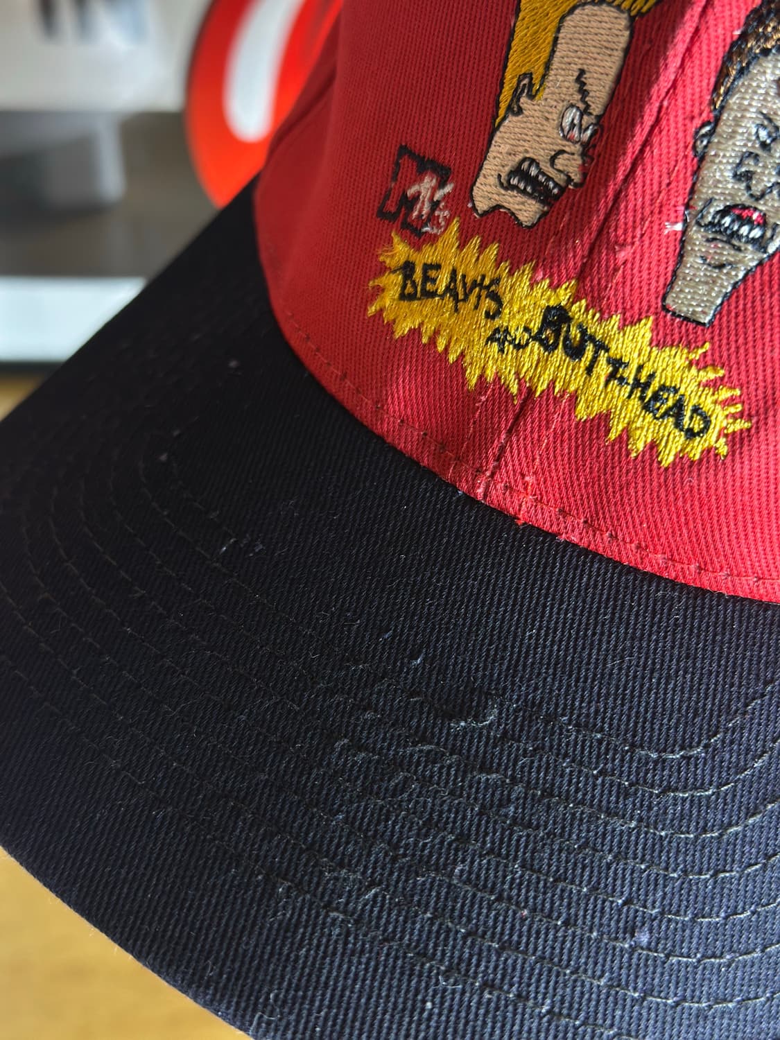 90s Beavis and Butthead 빈티지 비비스앤벗헤드 모자 상품이미지3