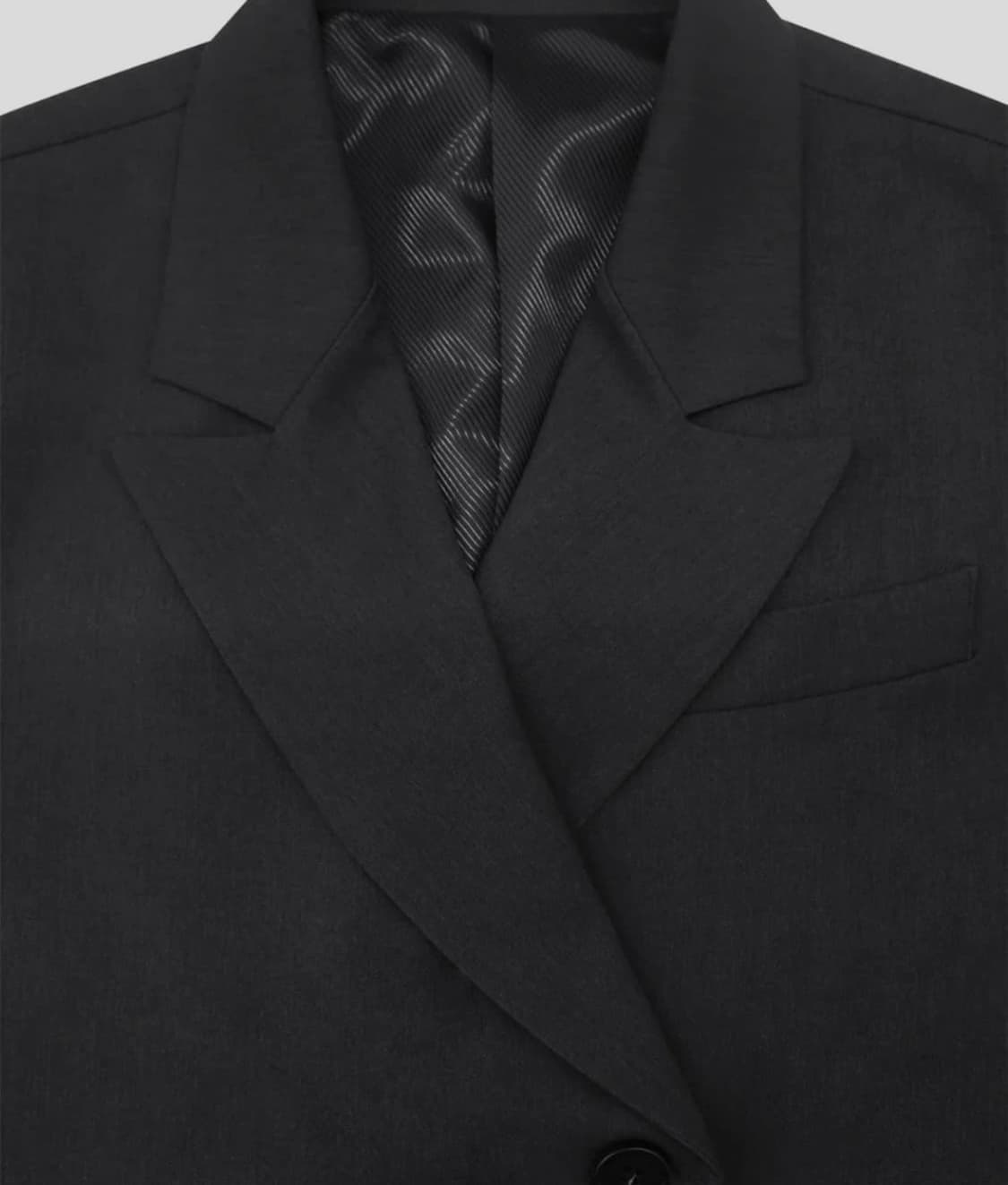 트리밍버드 롱코트 Peaked Lapel Maxi Coat  [Charo 상품이미지5