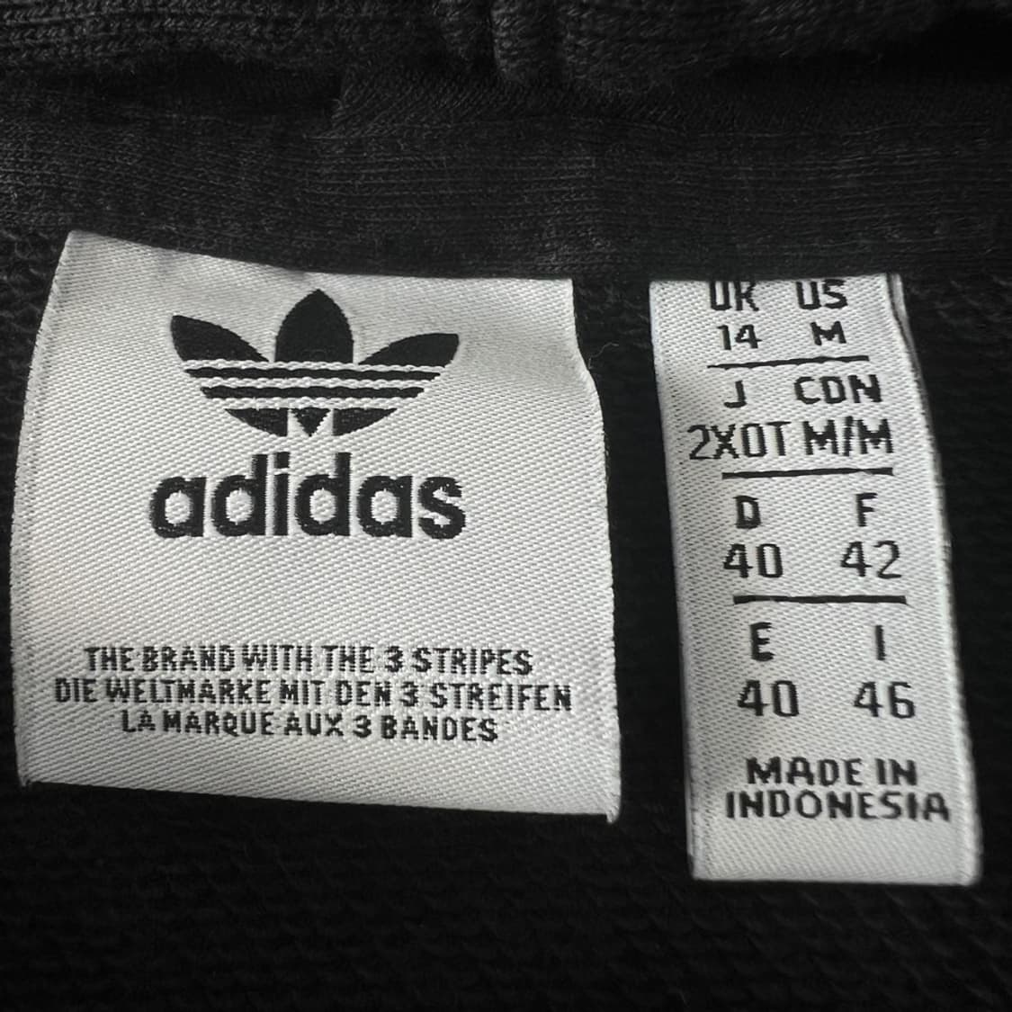 아디다스 크롭 후드티 상품이미지4