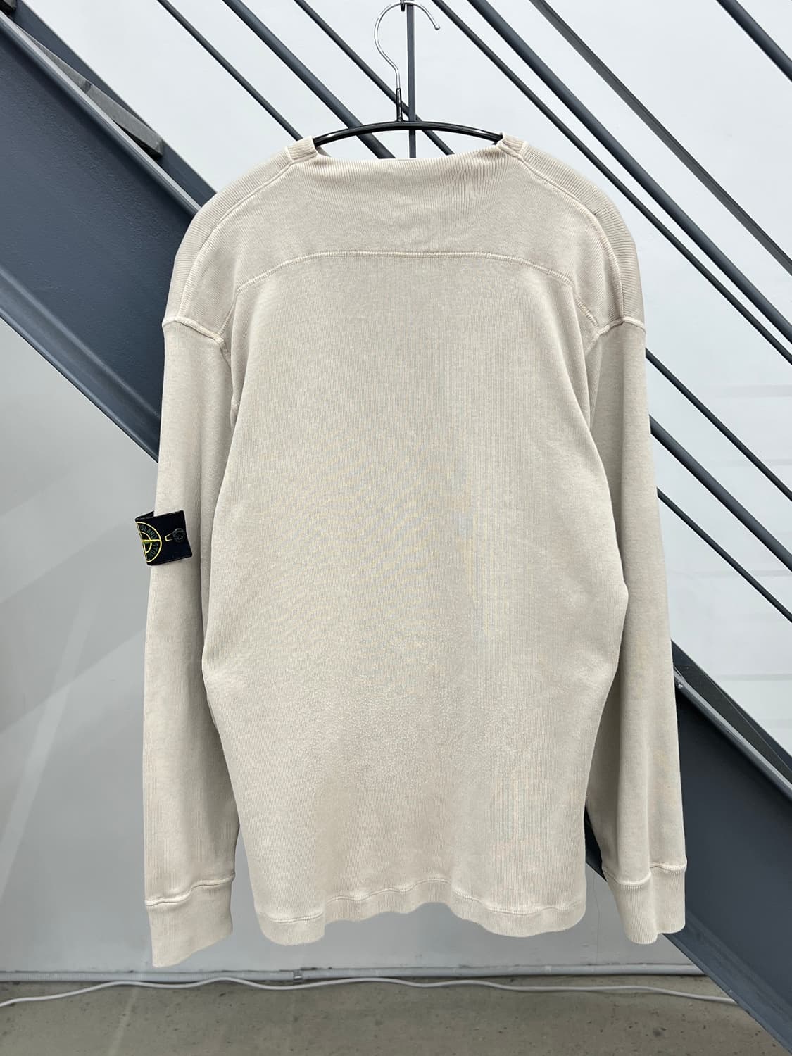 스톤아일랜드 00s 와펜 탄베이지 코튼 니트 상품이미지4