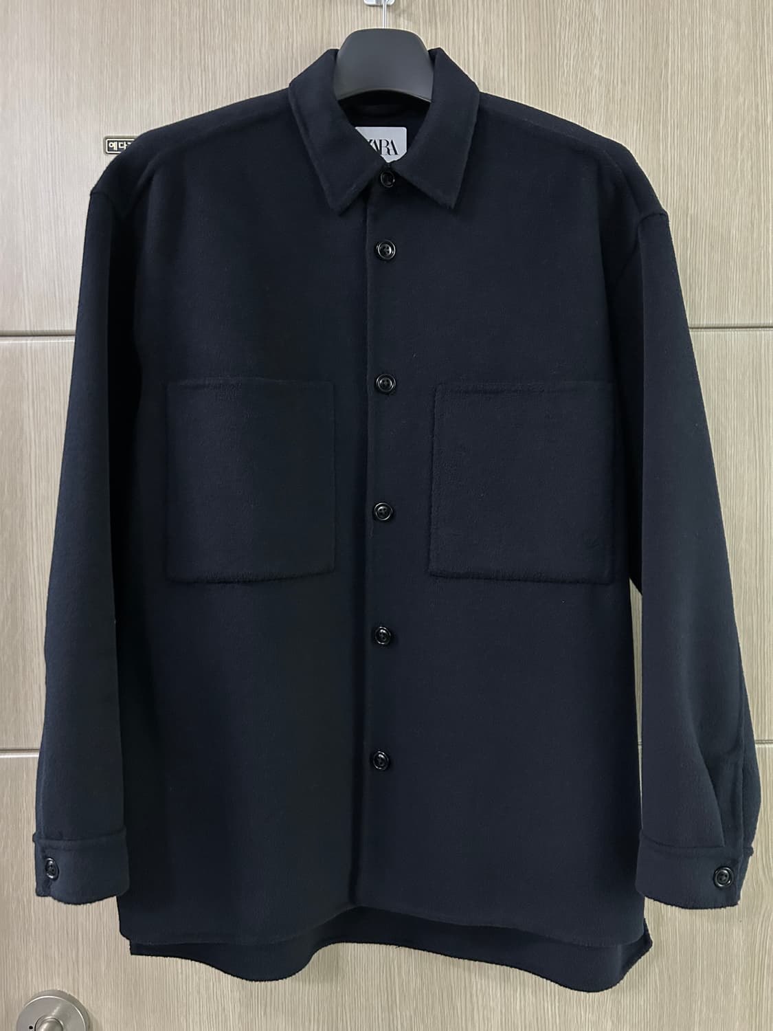 자라 아우터형 울 셔츠 상품이미지1