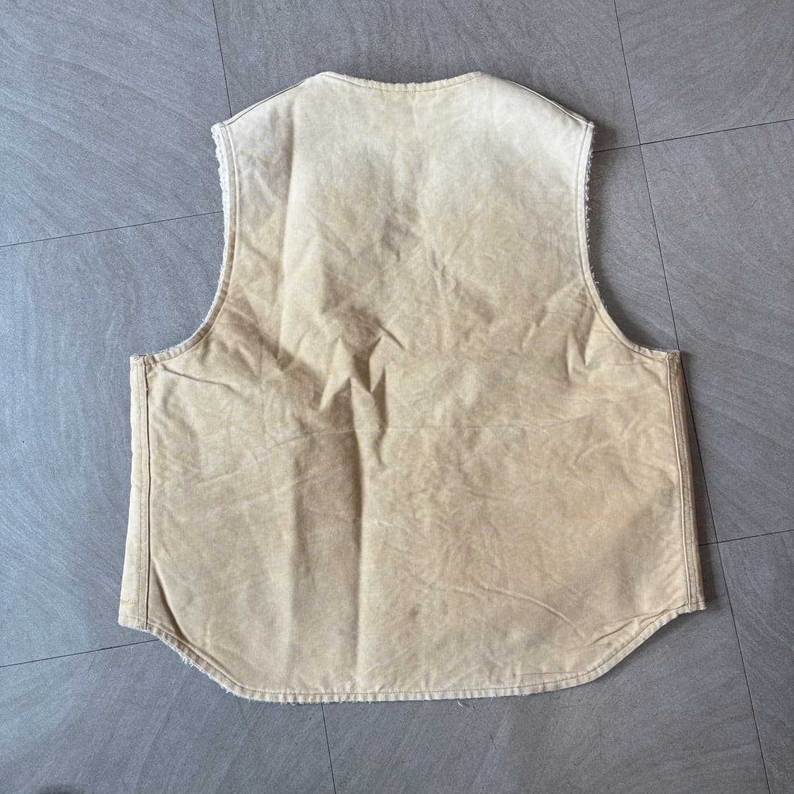 90년대 생산 칼하트 덕 캔버스 조끼 상품이미지8