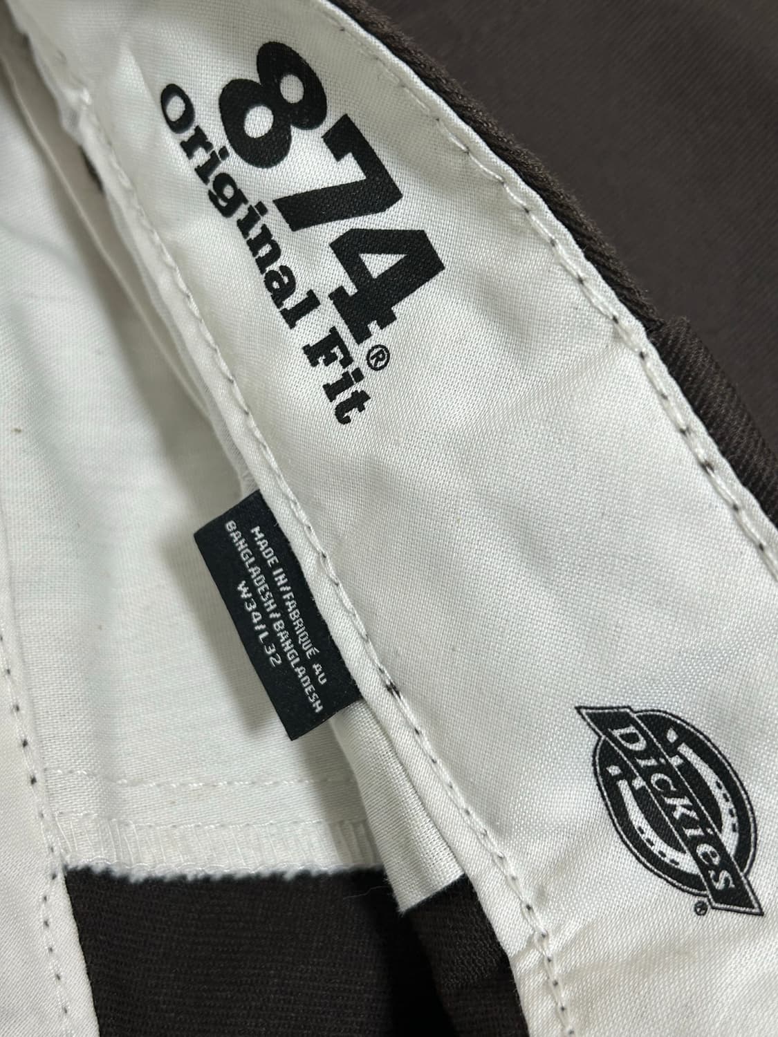 디키즈 874 다크 브라운 34X32 상품이미지3