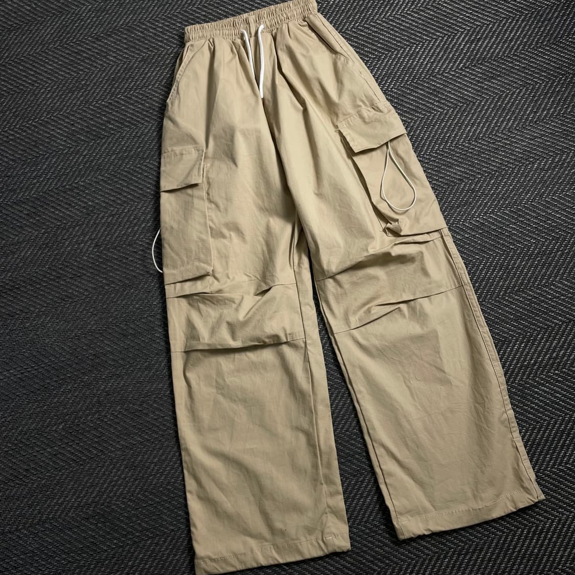 빈티지 립스탑 스트링 퍼티그 카고 팬츠y 4622 상품이미지1