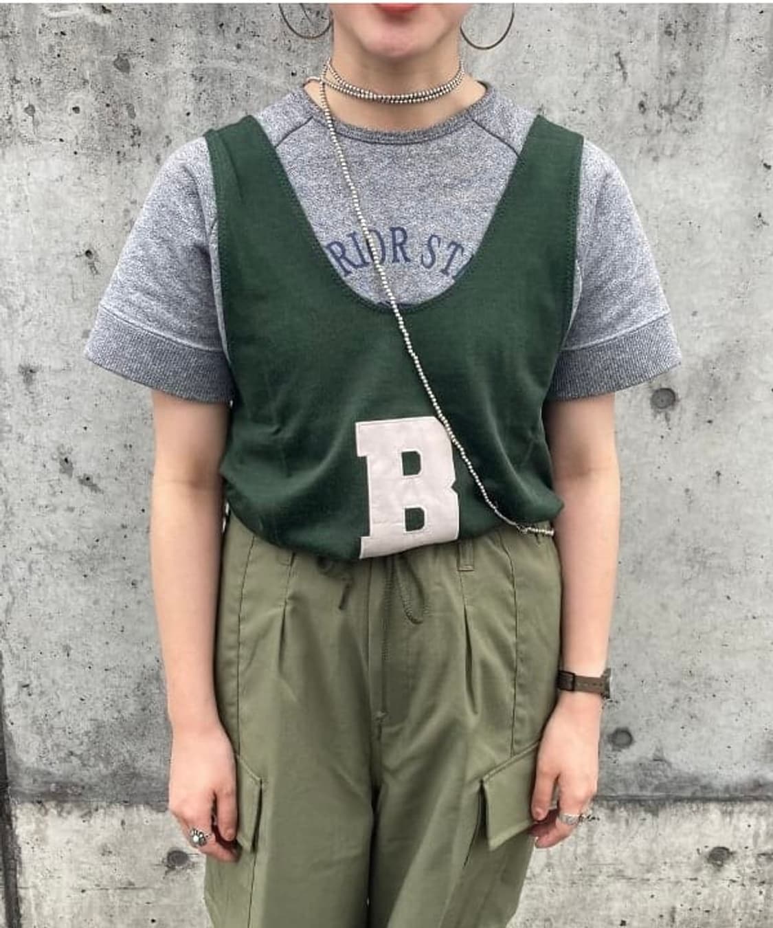 BEAMS BOY Numbering Tank 상품이미지4