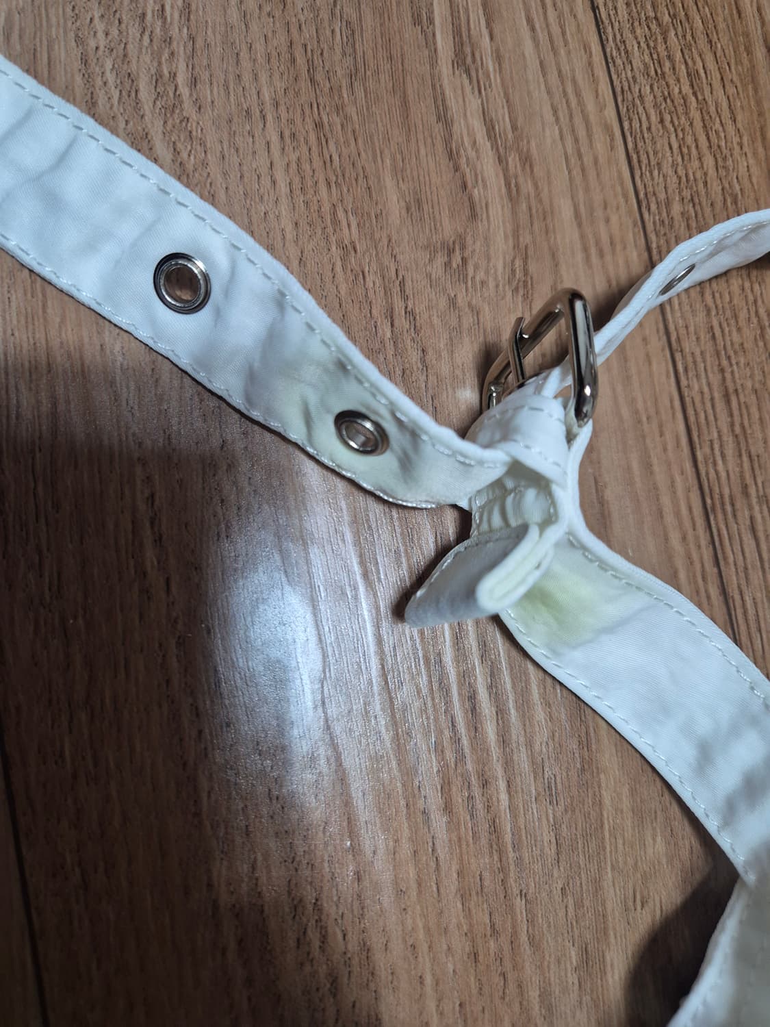 (새상품)마뗑킴 카고 크로스 미니백 화이트 상품이미지10