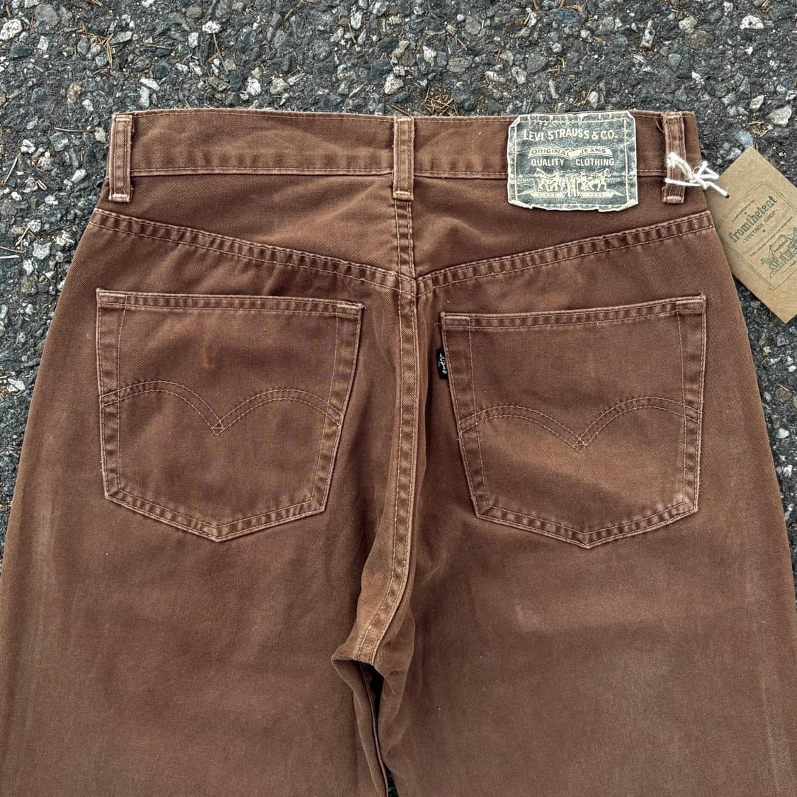 90s 리바이스 브라운 스트레이트 진 (28) 상품이미지3