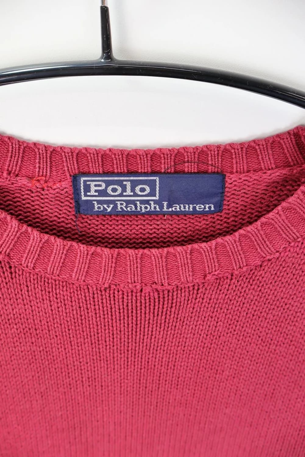90's 폴로랄프로렌 버건디 니트 상품이미지6