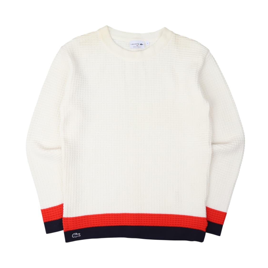 라코스테 언더 로고 와플 코튼 니트 상품이미지1