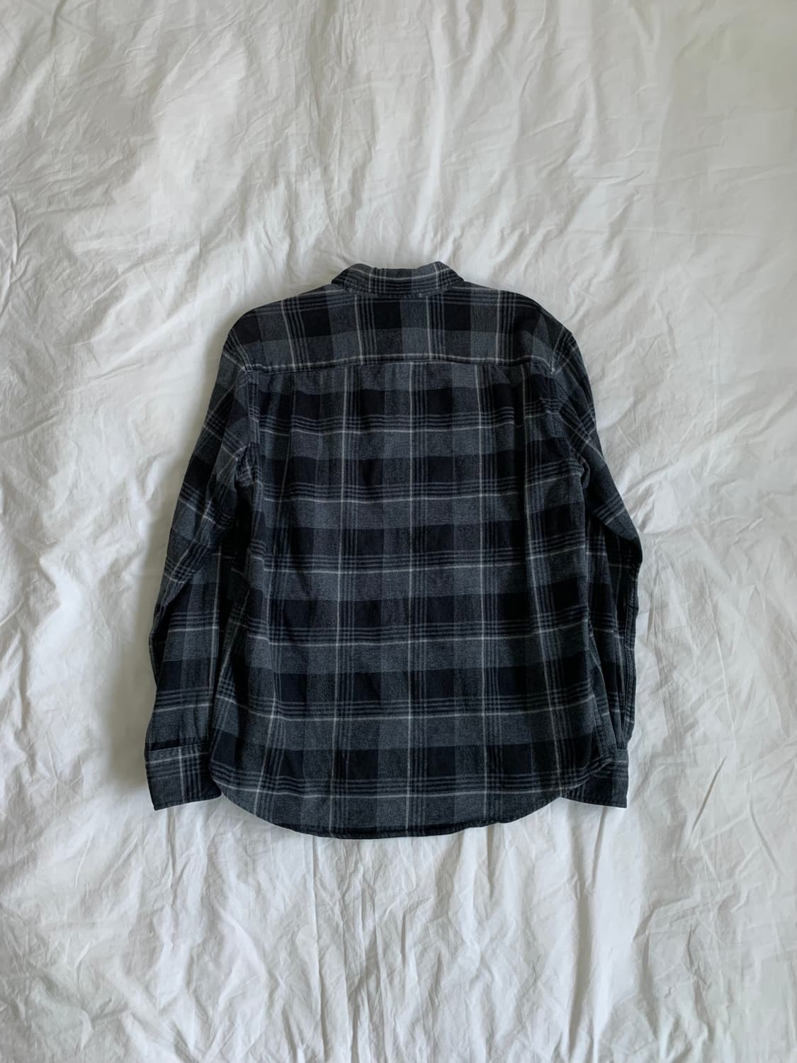 UNIQLO 블랙 체크 셔츠 상품이미지4