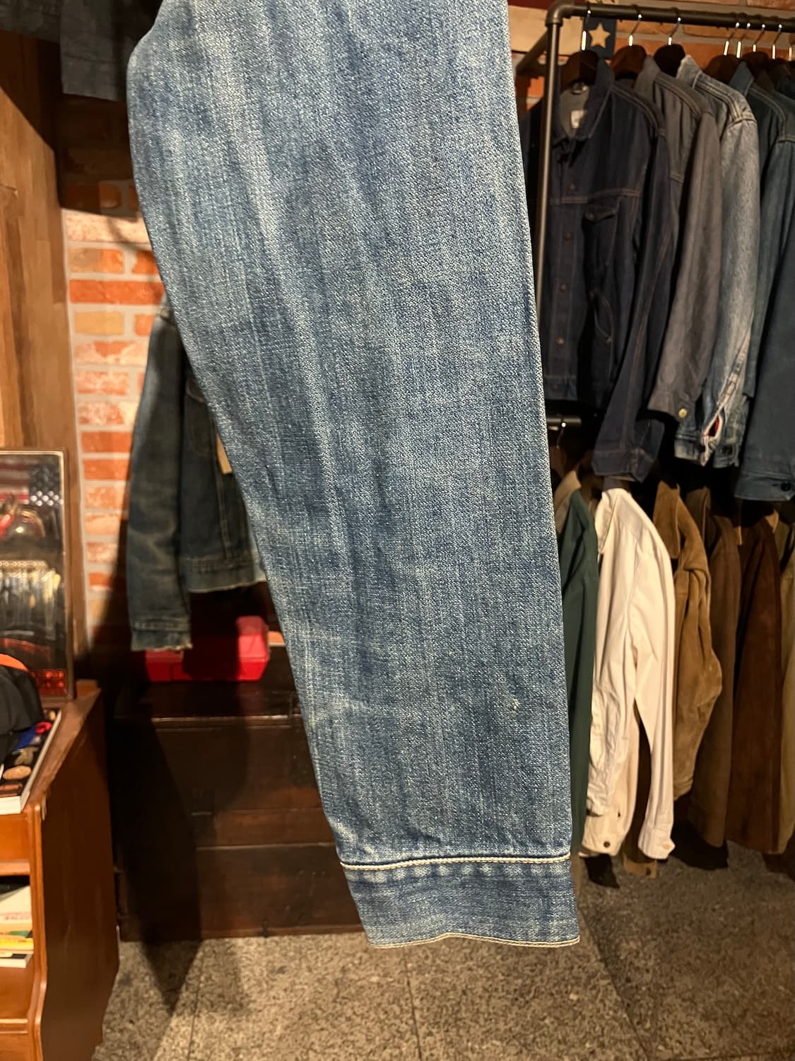 70s USA 빈티지 랭글러 124MJ 데님 자켓 상품이미지5