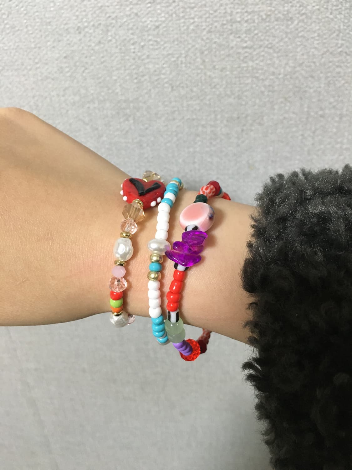 키치 비즈 팔찌 상품이미지2