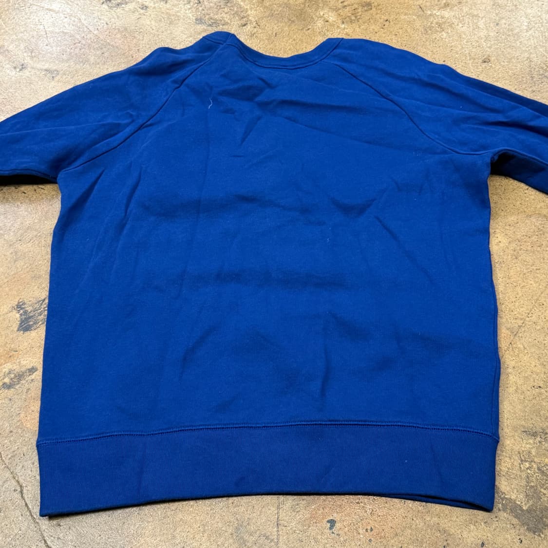 메종키츠네 블루 빅로고 맨투맨 상품이미지4