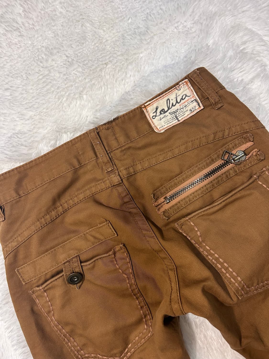 Lolita jeans zipper detailed pants 상품이미지4