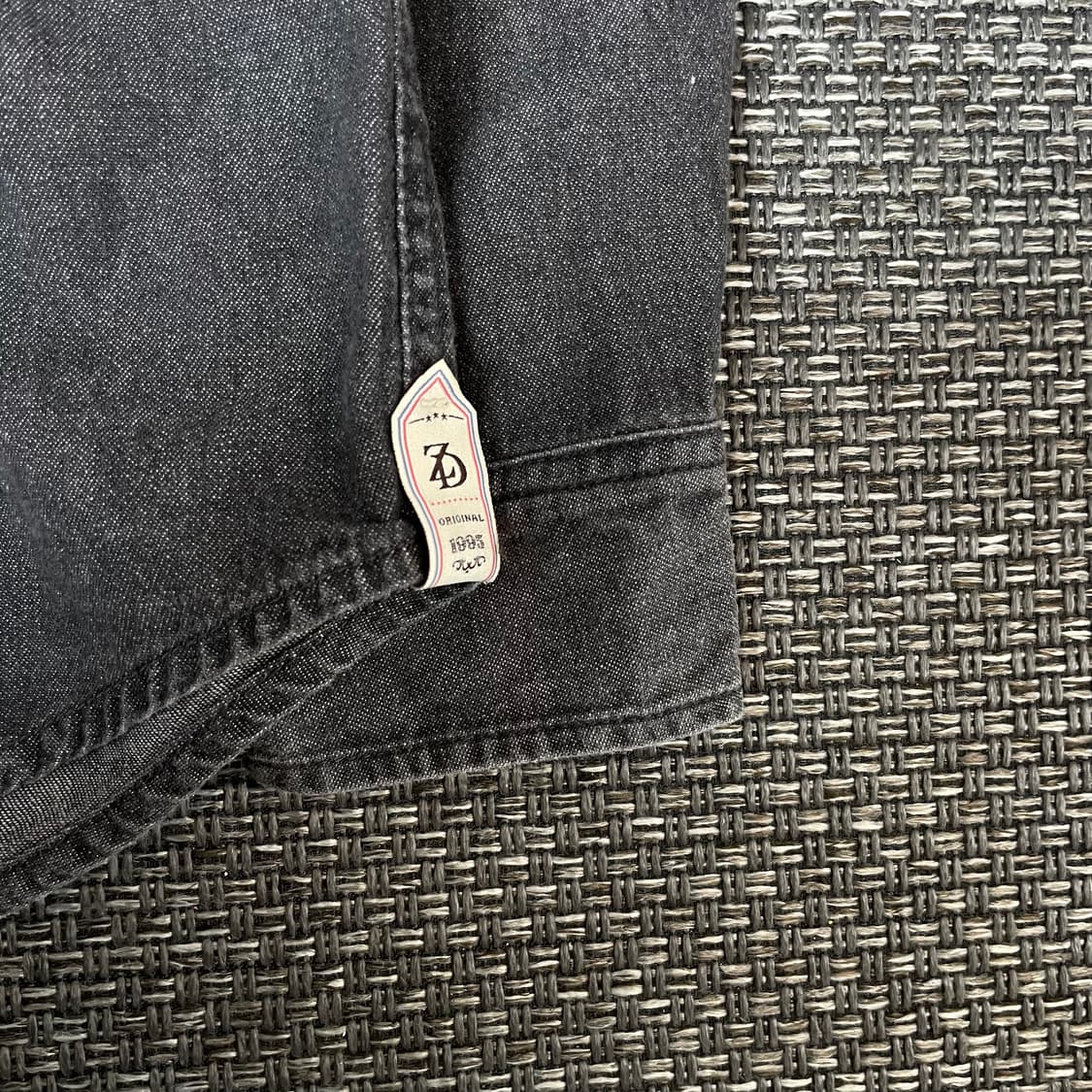 ZIOZIA 웨스턴 흑청 디스트릭트 헤리티지 데님셔츠 105 상품이미지4