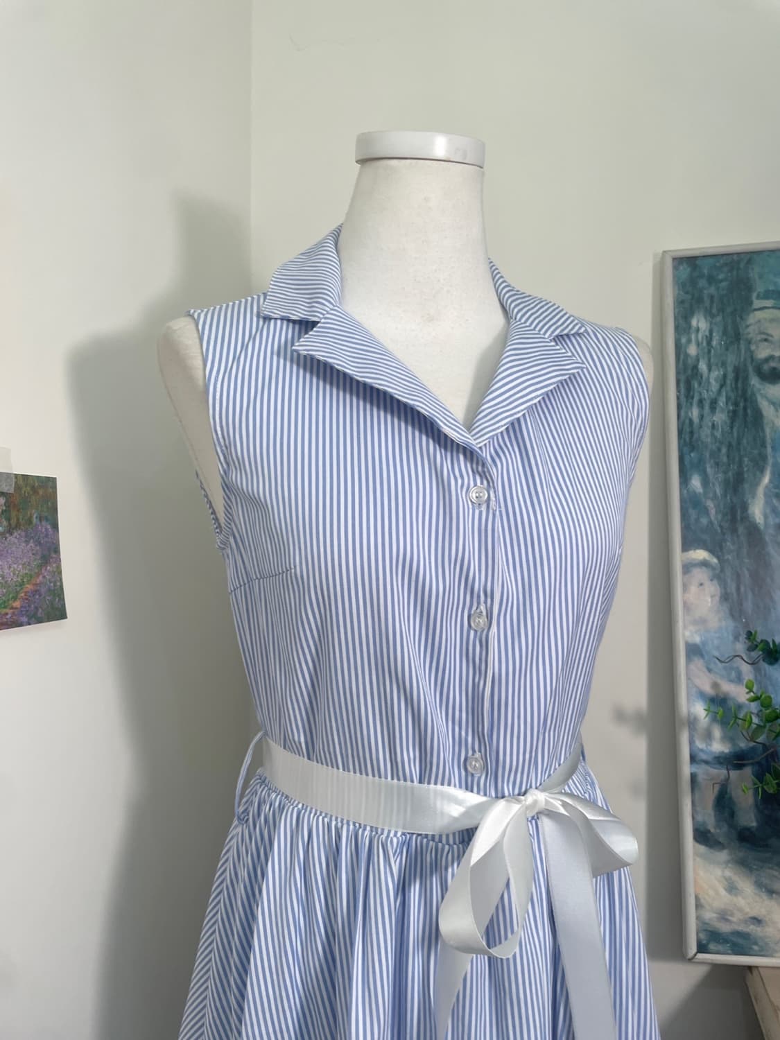 INGNI blue stripe summer collar opc 상품이미지6