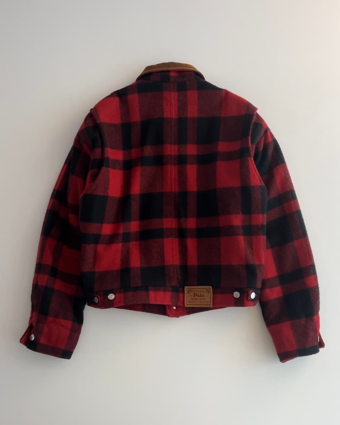 폴로 랄프로렌 버팔로 체크 울 자켓 L 상품이미지6