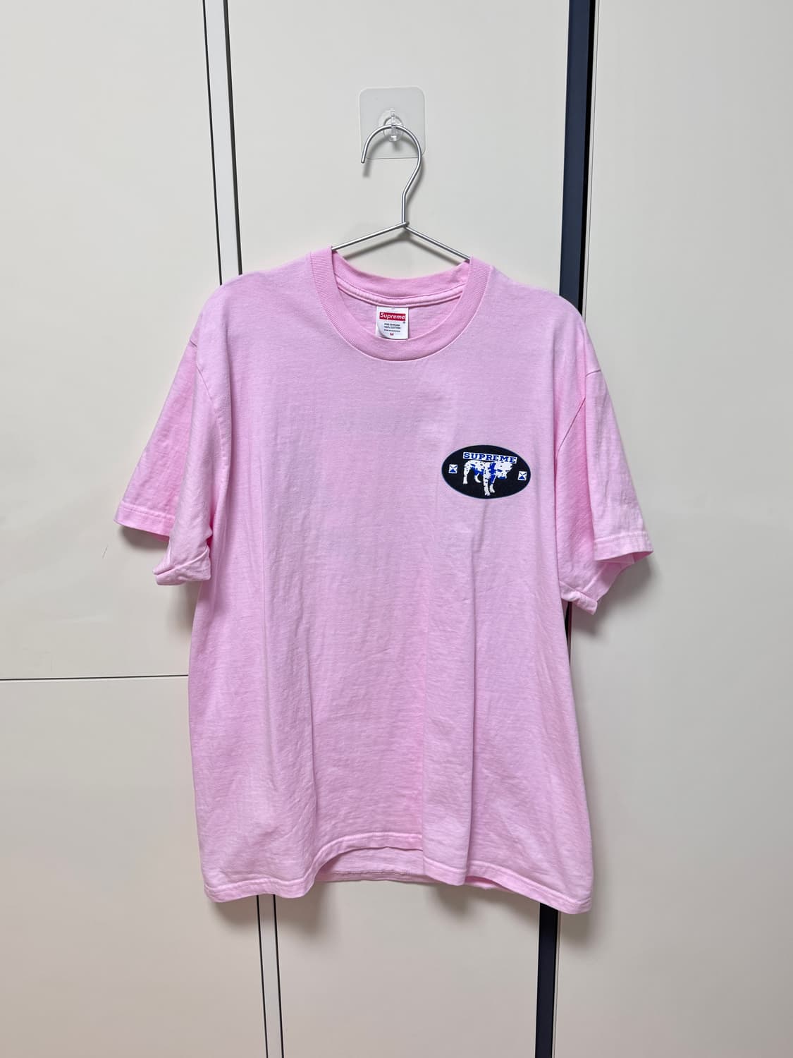 슈프림 달마시안 반팔 티셔츠 라이트 핑크 - 25SS 상품이미지1