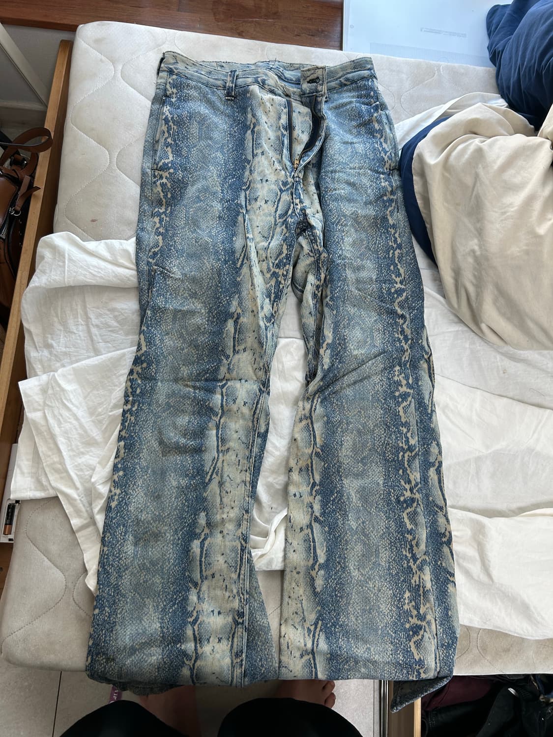 파이톤 부츠컷 바지 30 상품이미지1