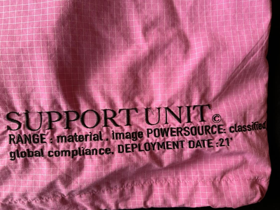 21FW 슈프림 서포트 유닛 나일론 립스탑 자켓 핑크 상품이미지6