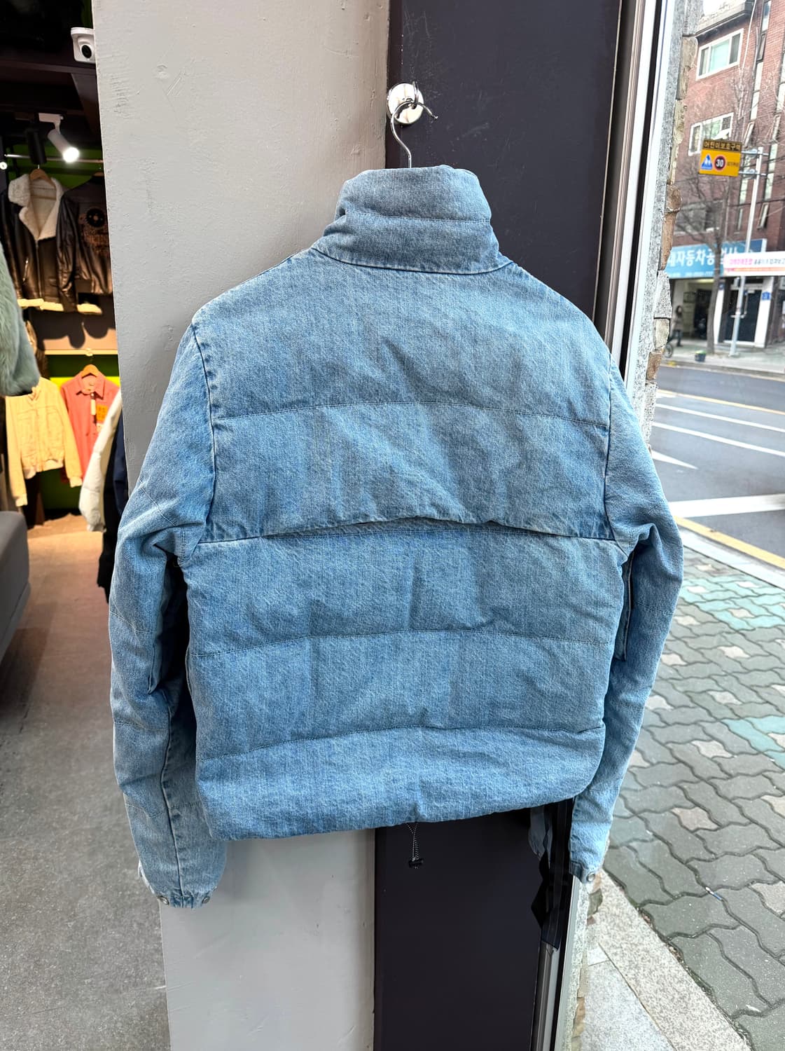 XS/ 언래블 프로젝트 다운 데님 패딩점퍼 상품이미지7