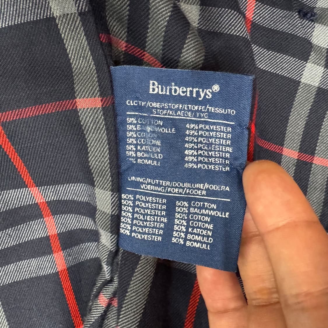 버버리 레이디 더블 트렌치 코트 made in ENGLAND   상품이미지5