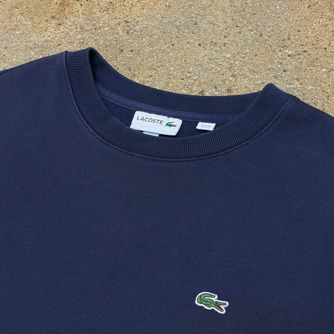 USA 미국 빈티지 라코스테 밴드시보리 맨투맨 상품이미지4