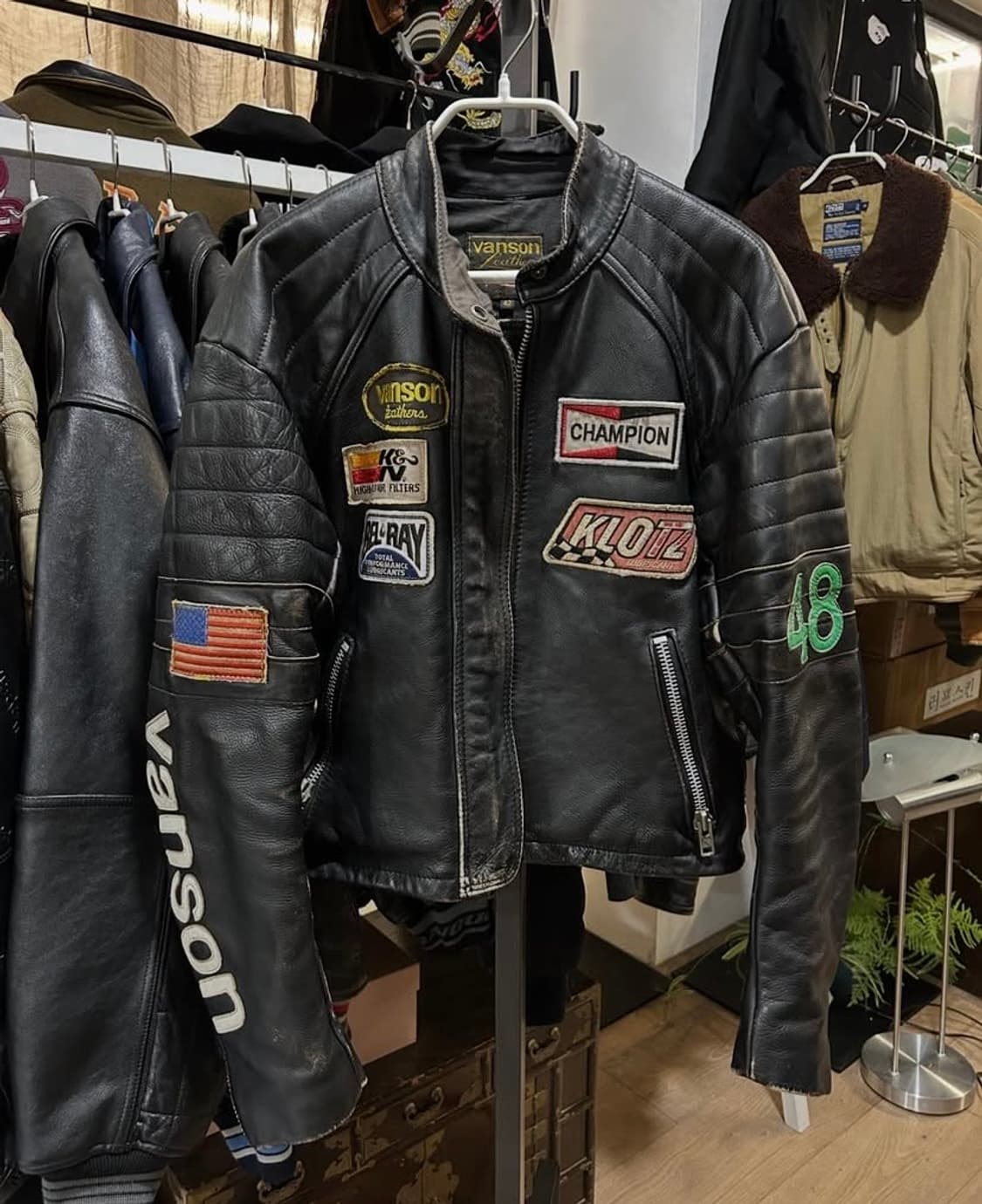 Vanson 레더 라이더 레이싱 자켓 42 사이즈 상품이미지1