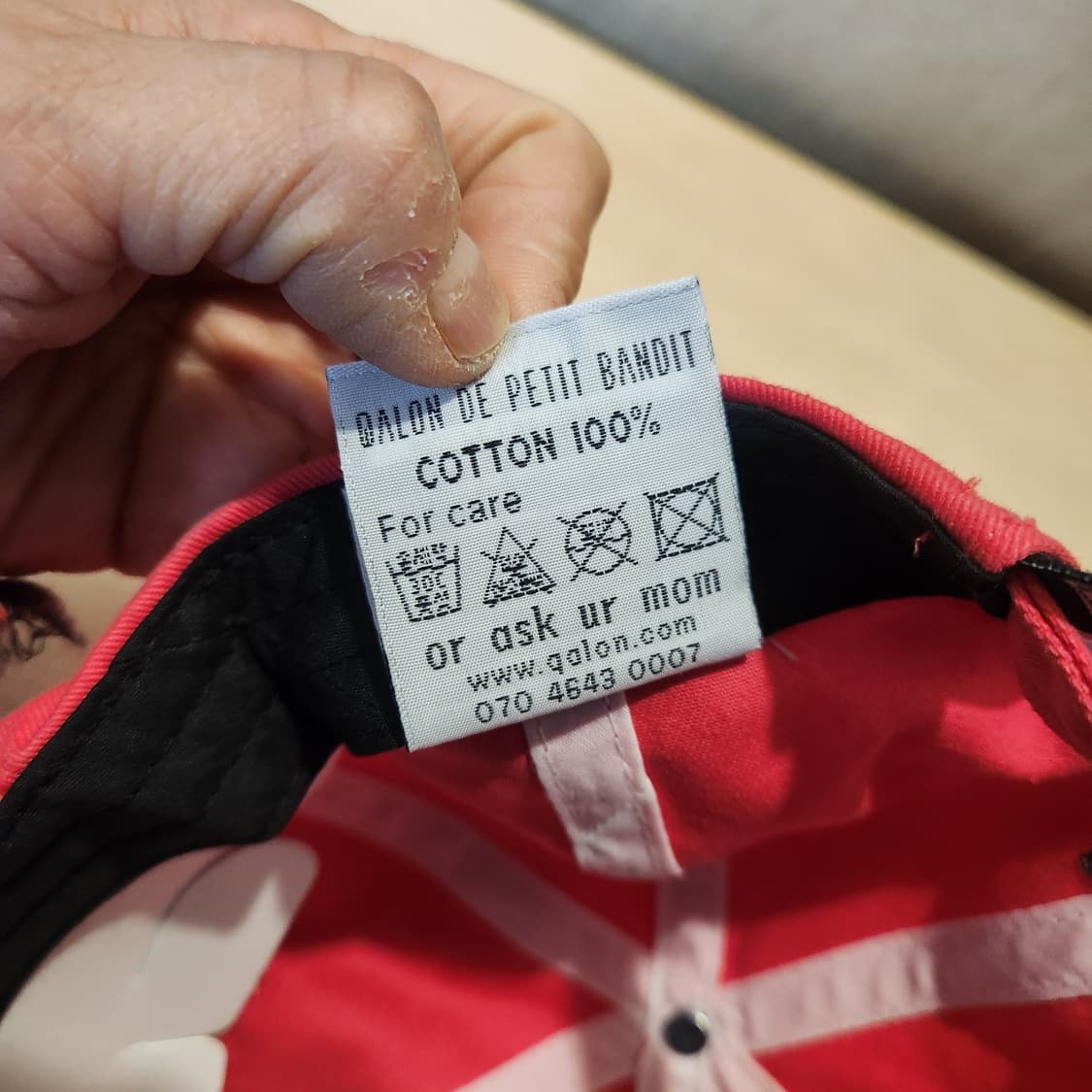 ODPB 오디피비 핑크 볼캡 | 스트릿 무드 포인트 캡 상품이미지7