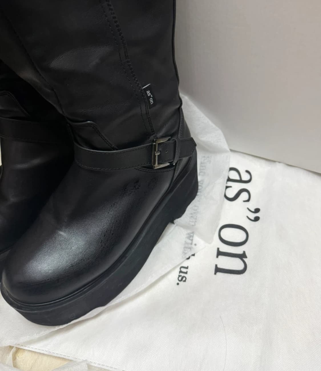 애즈온 마야부츠 롱 블랙 250 상품이미지4