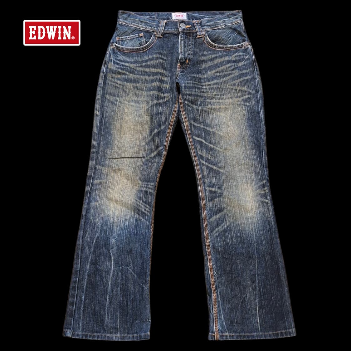 30인치 에드윈 411XVS 신치백 부츠컷 워싱청바지  상품이미지1
