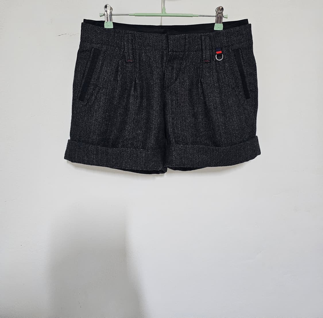 A6 모혼방 블랙진그레이 반바지. M. 28인치 상품이미지2