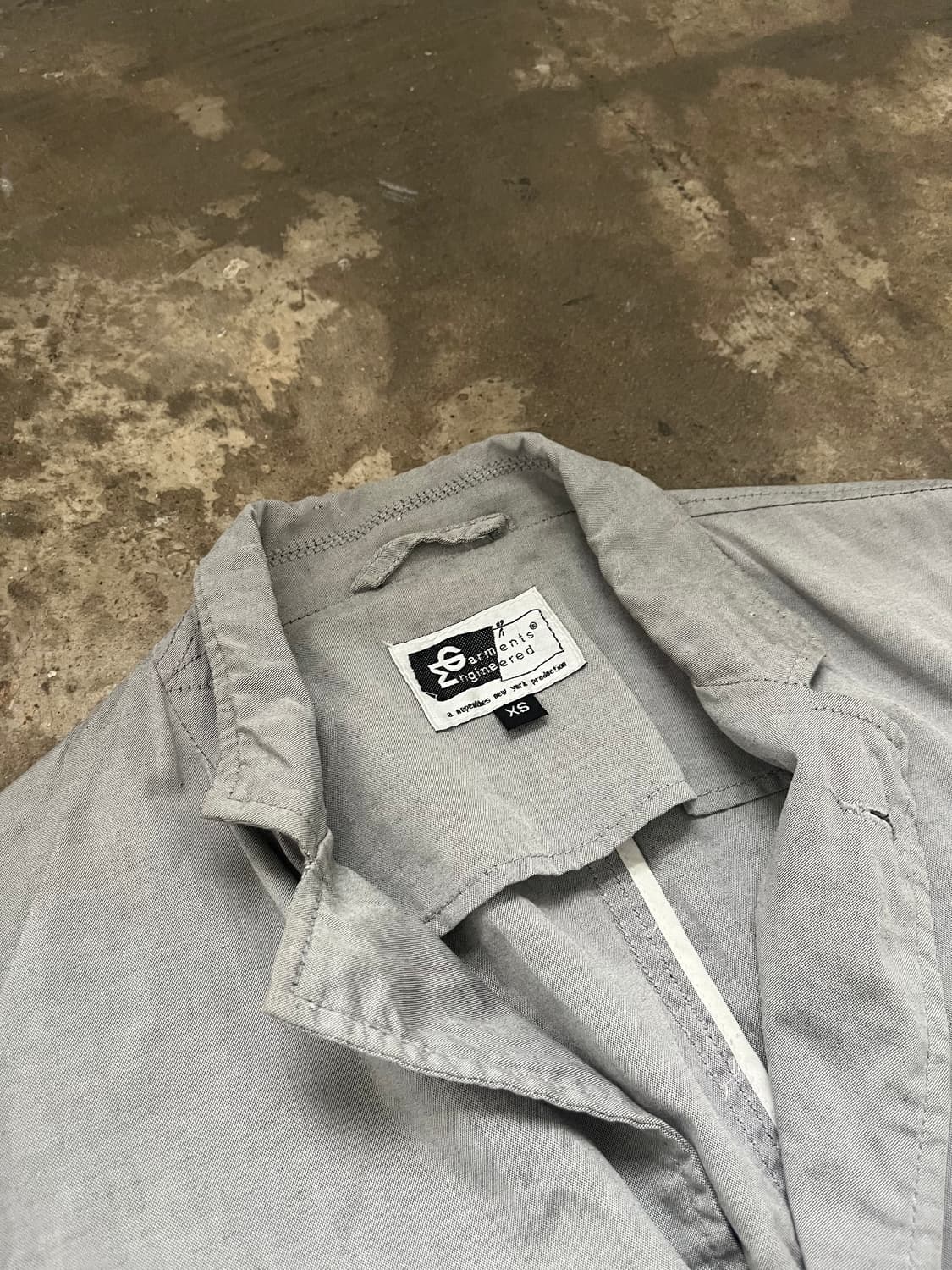 Engineered Garments 그레이 코튼 셔츠 자켓 상품이미지2