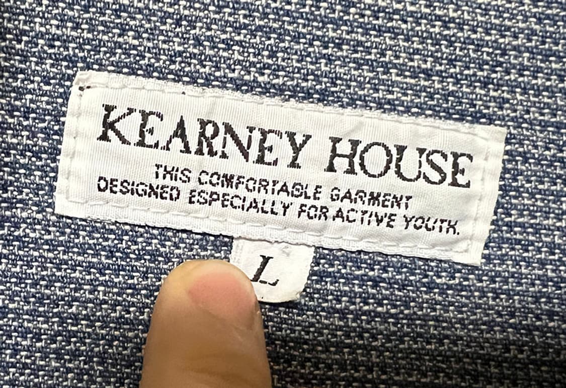 kearney house 남자 워크 데님자켓 춘추 일본 L 100  상품이미지3