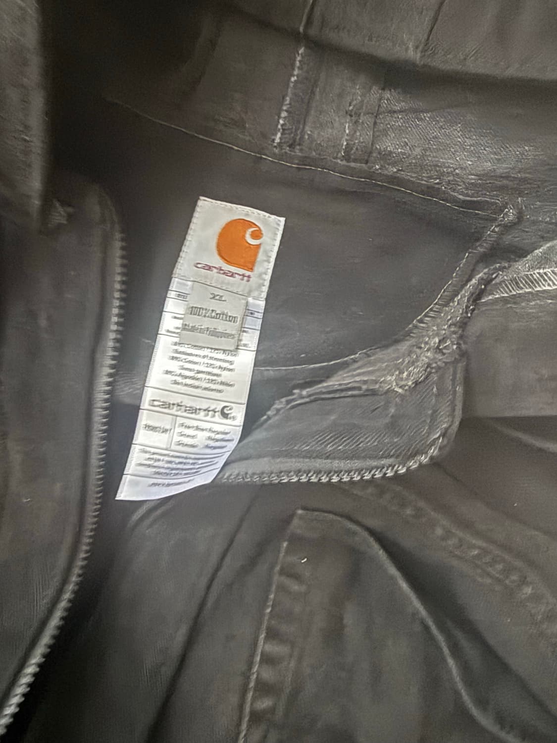 칼하트 흑청 후드집업 상품이미지2