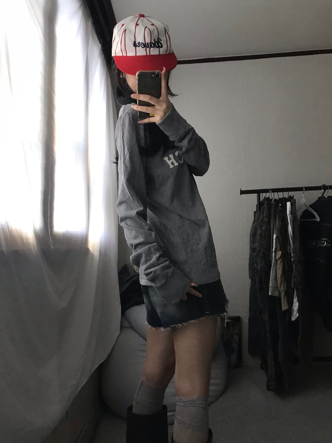아베크롬비 그레이 롱슬리브 상품이미지2