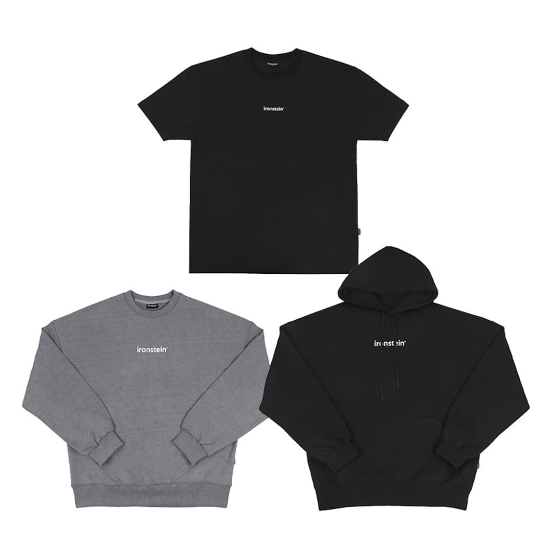아이언스테인 티셔츠, 맨투맨, 후드티 전부 L 상품이미지1