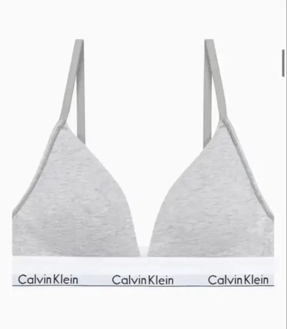 캘빈클라인 여성 아이콘 코튼 모달 트라이앵글 [S] 상품이미지1