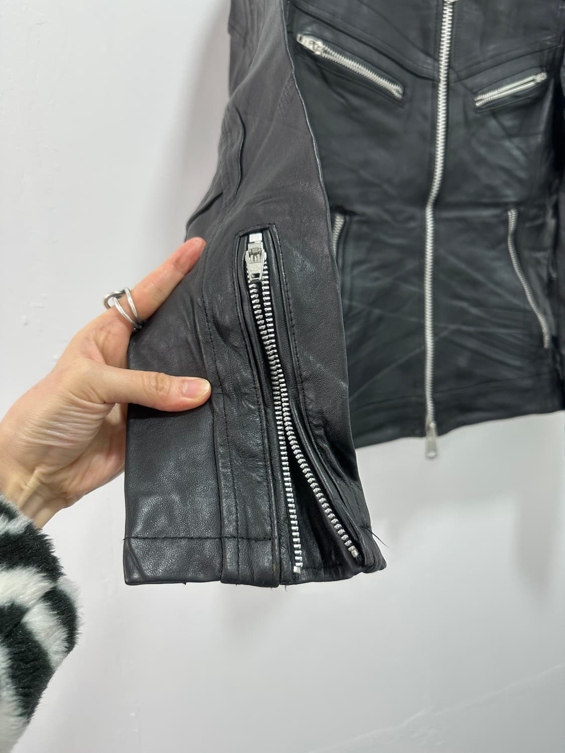 Jack Rose sheepskin leather jacket 상품이미지5