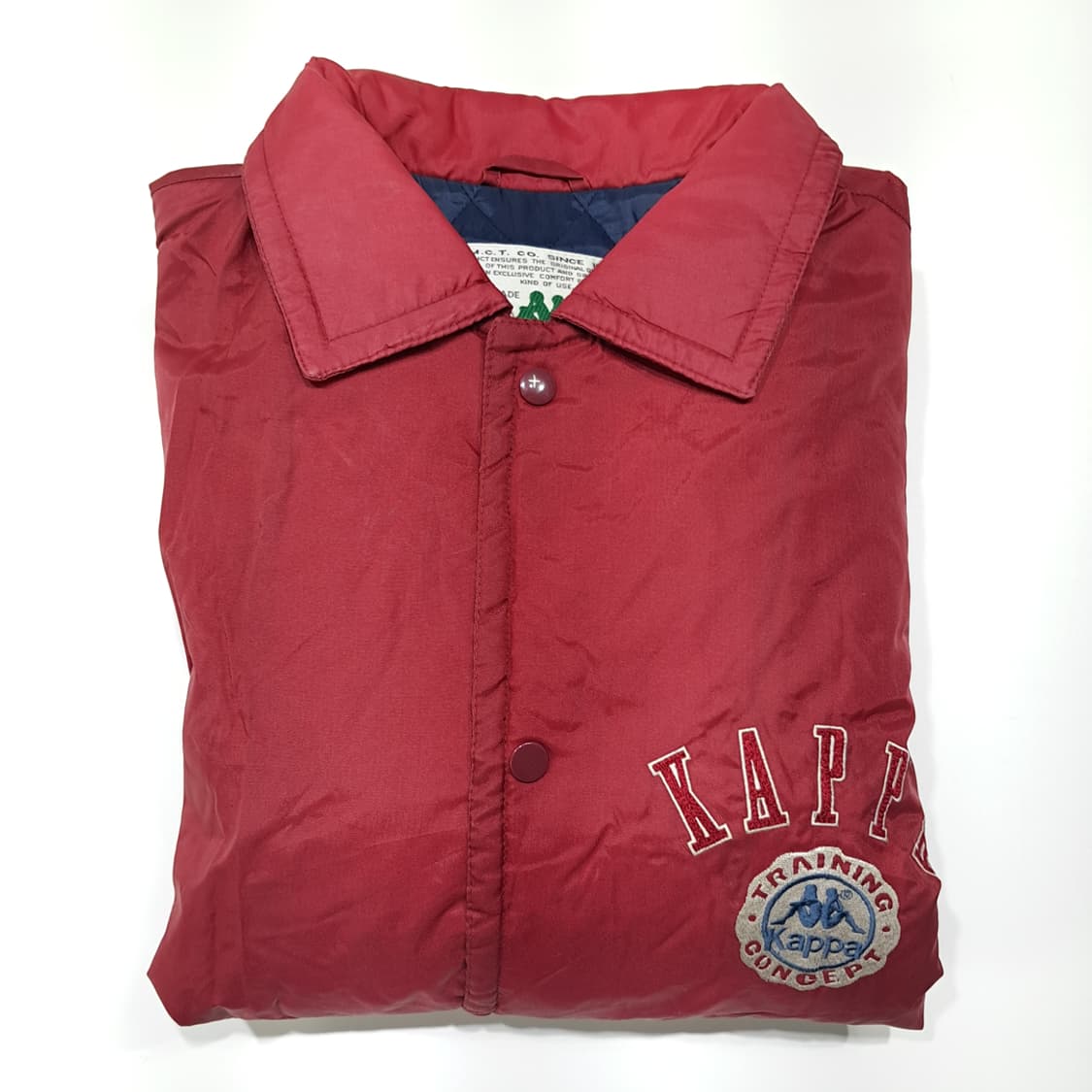 CL400 L 카파 90s 나일론 퀼팅안감 버건디 코치 자켓 아우터 상품이미지9