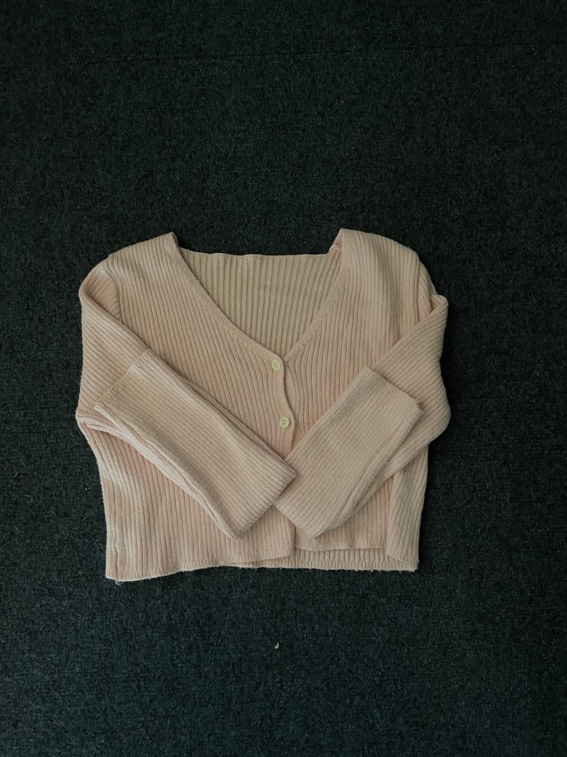 핑크 크롭 가디건 상품이미지1