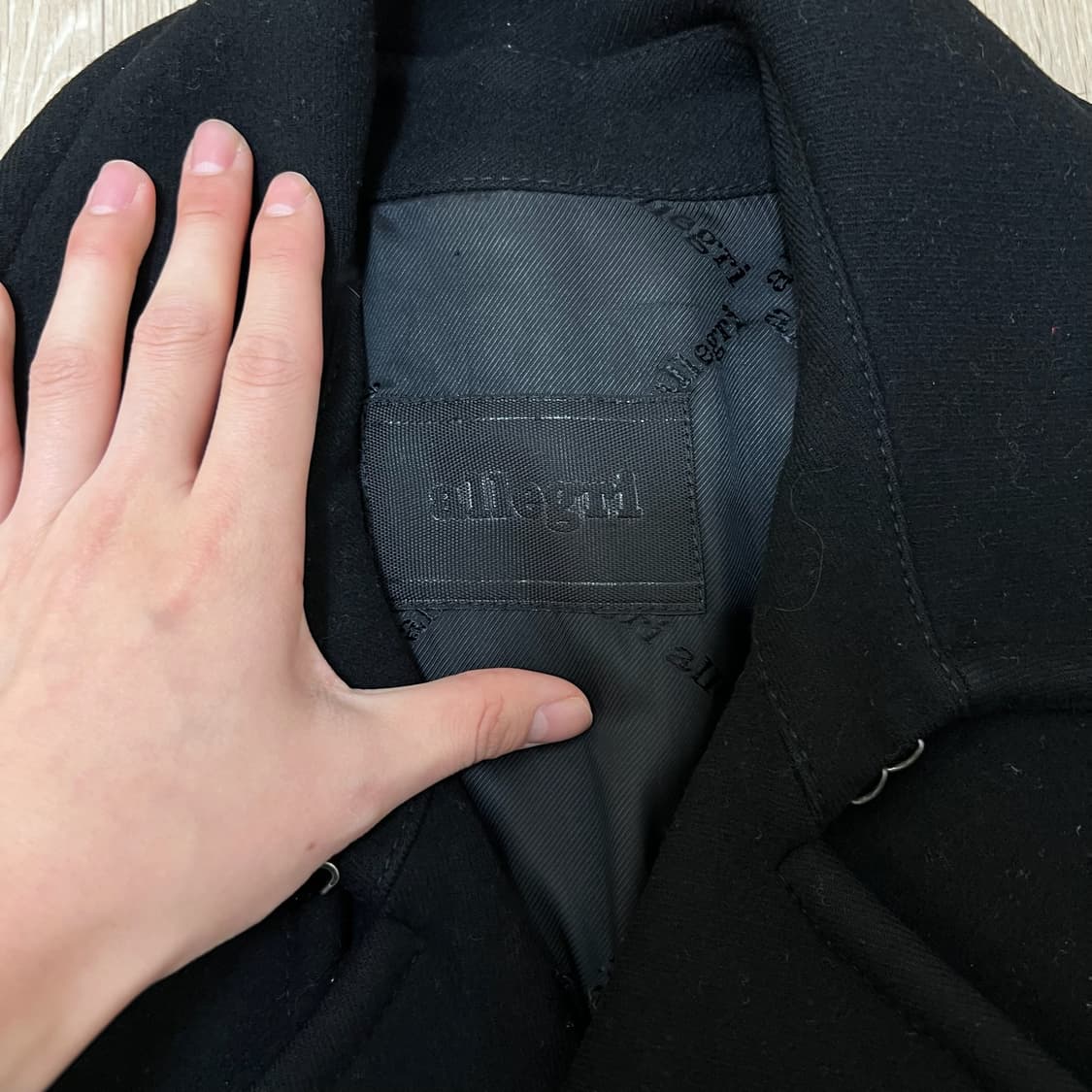 알레그리 남성 클래식 울 더플 코트 48  상품이미지4