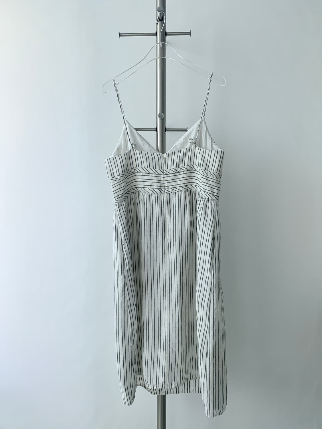 Striped Linen Sleeveless Dress 상품이미지4