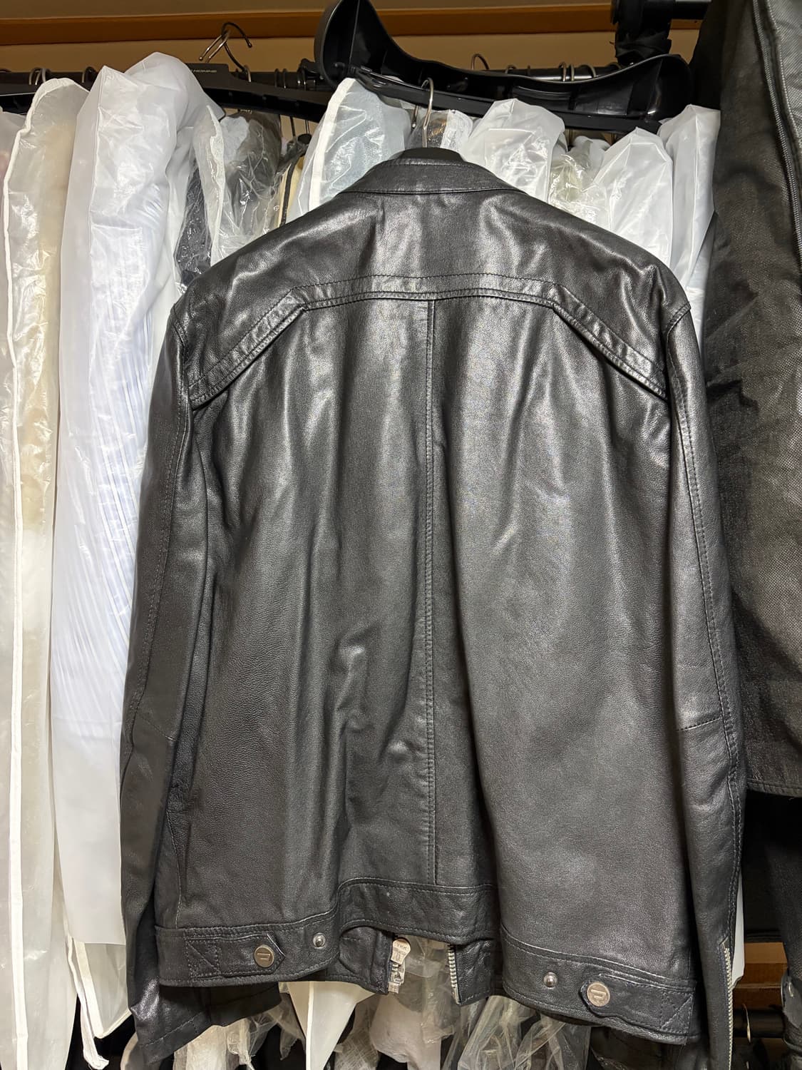 디젤 양가죽 라이더 자켓 상품이미지3