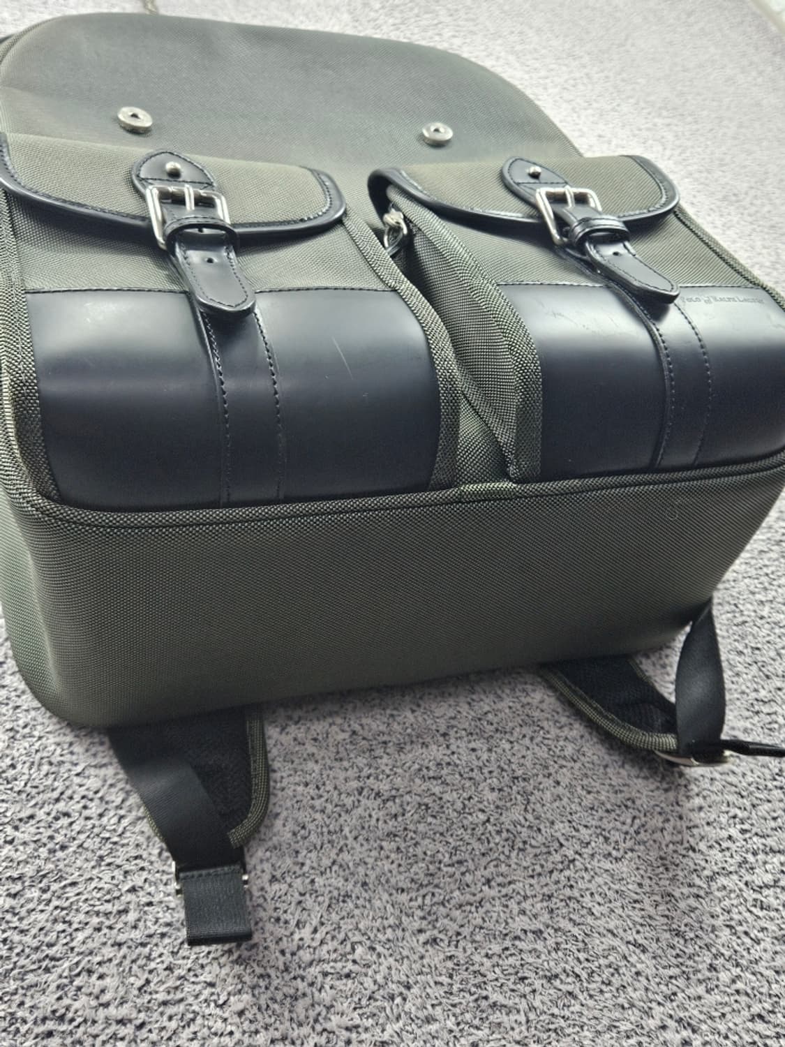 폴로랄프로렌 빈티지 레더트림 백팩 가방 (40X42X16) / 11771 상품이미지6