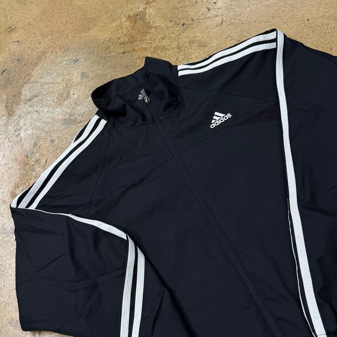[정품/95] 아디다스 블랙 삼선 트랙탑 져지 b16 상품이미지1