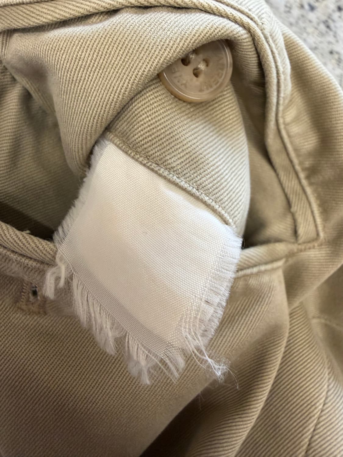 N199. 생로랑 베이지 팬츠 바지 상품이미지4