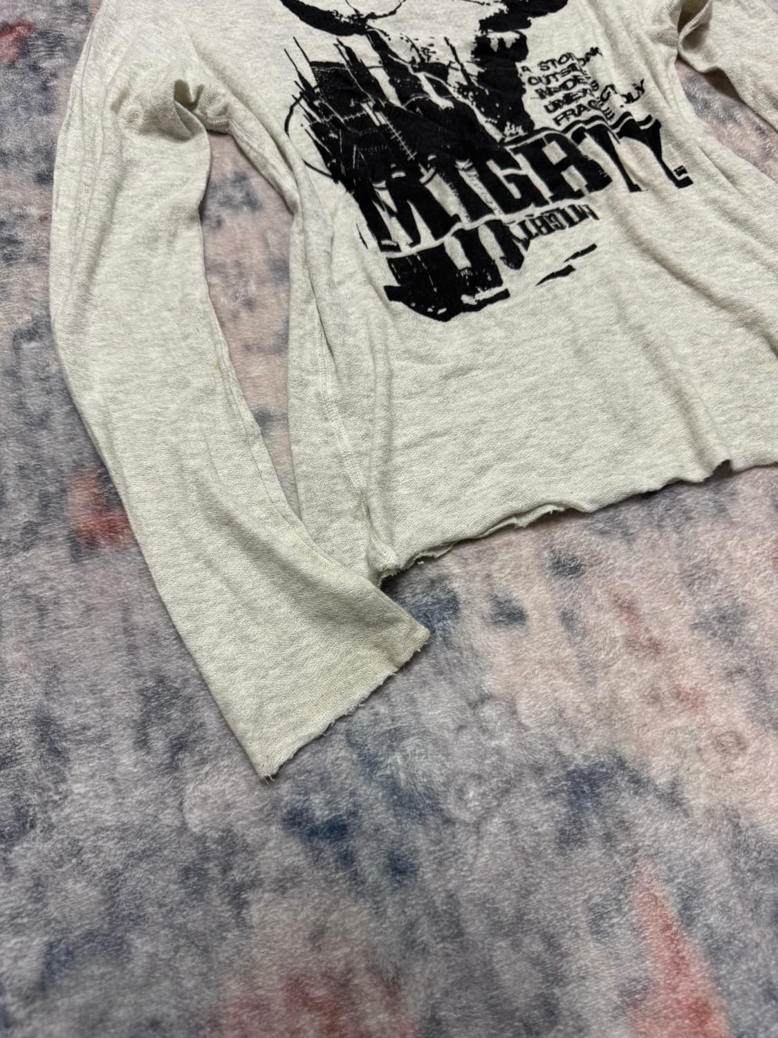 Lipstar distressed printing cut sew 상품이미지6