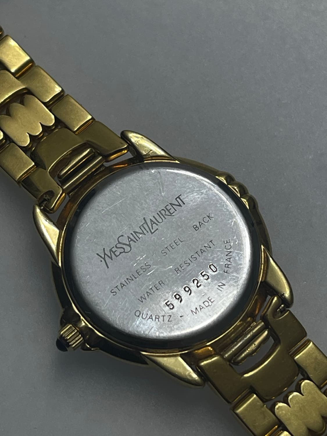 입생로랑 빈티지 시계 골드 상품이미지4